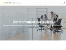 Tablet Screenshot of gwenparksgroup.com